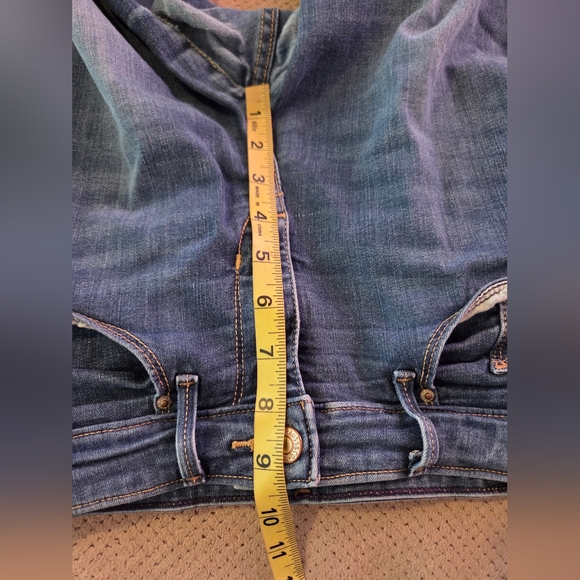 Levi Strauss & CO classic mid rise skinny blue jeans women's size 10 red tab/lab - Picture 7 of 16